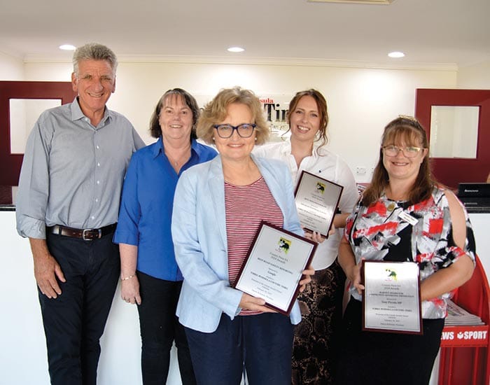 YPCT awarded by Country Press SA