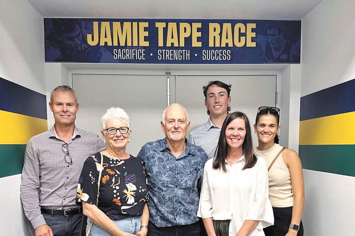 Jamie Tape honoured
