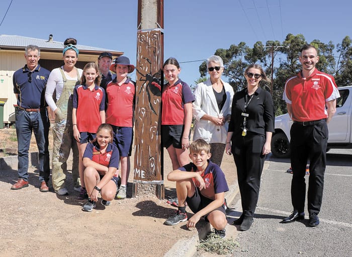 Students complete stobie pole murals
