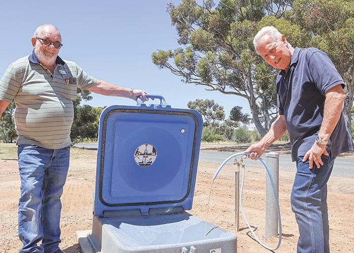 Convenient dump point for RV users