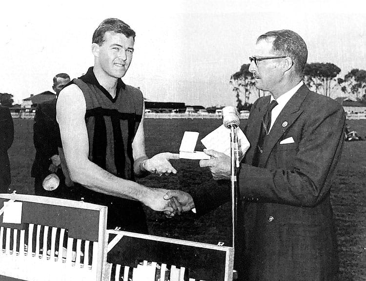 Ross Sawley — YVFL 1963 Mail Medallist