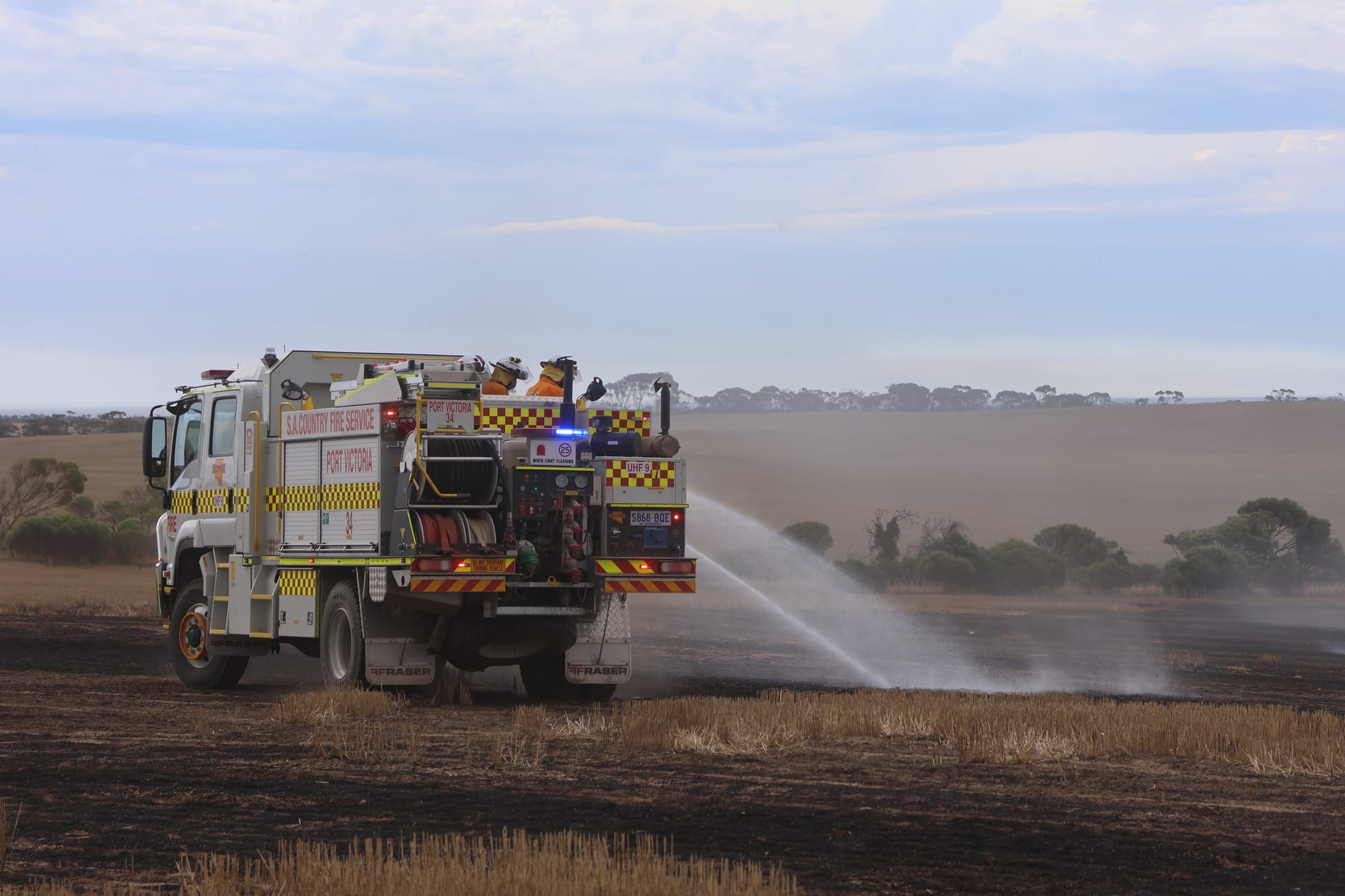 CFS crews attend multiple blazes, car crash on Yorke Peninsula