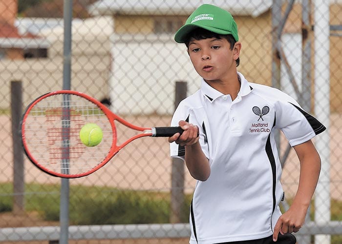 Mid YP junior tennis