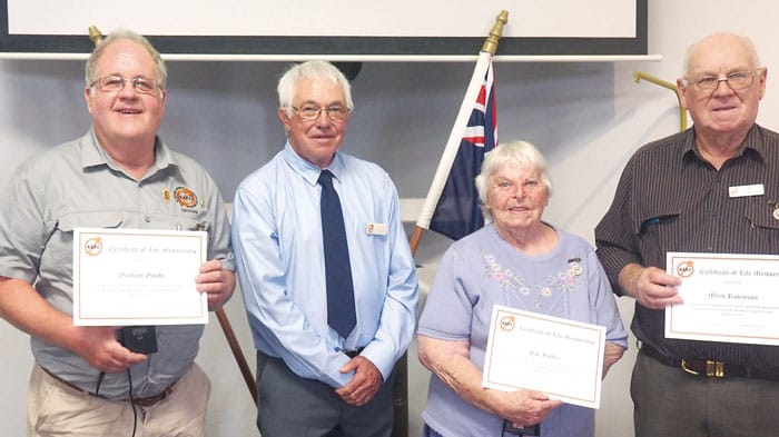 Vehicle club’s first life members awarded