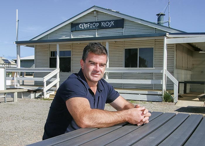 Kiosk open for business... soon