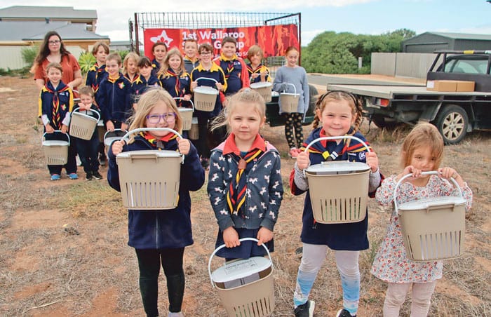 Kitchen caddies being delivered