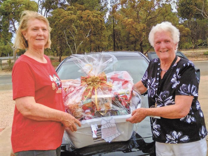 Christmas support for Parkview raffle