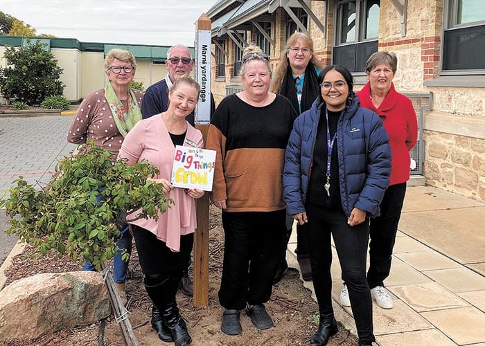 Peace pole sparking reflection at WPS
