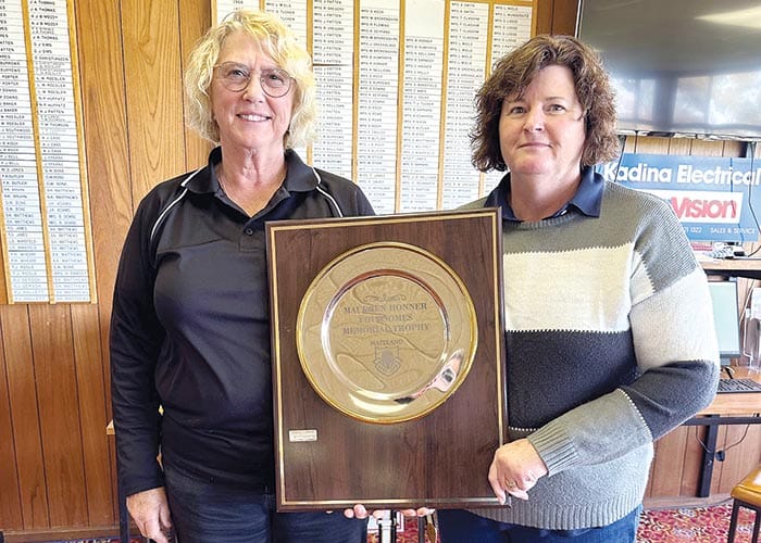 Maureen Honner Foursomes played at Maitland