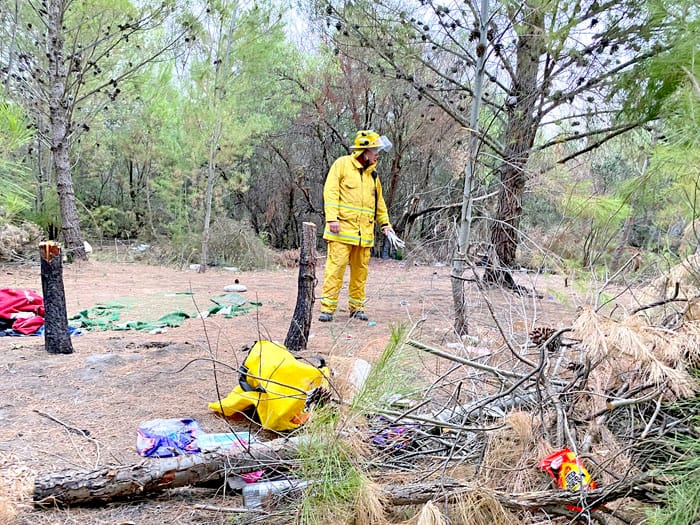 Crews respond to Wallaroo Mines fire