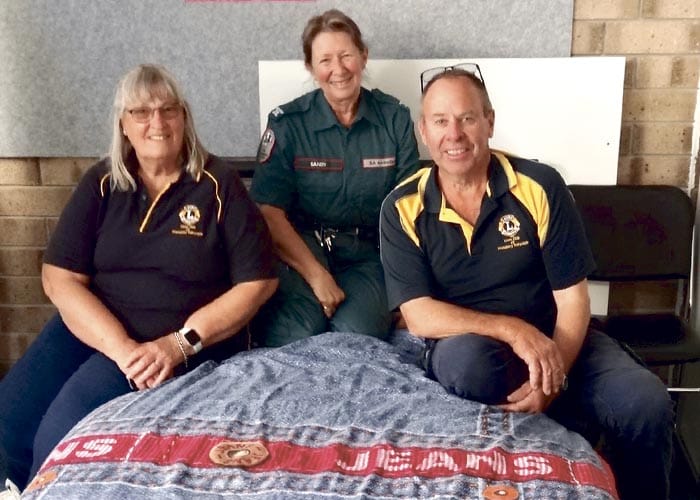 Lions give SYP ambos the gift of comfy sleep
