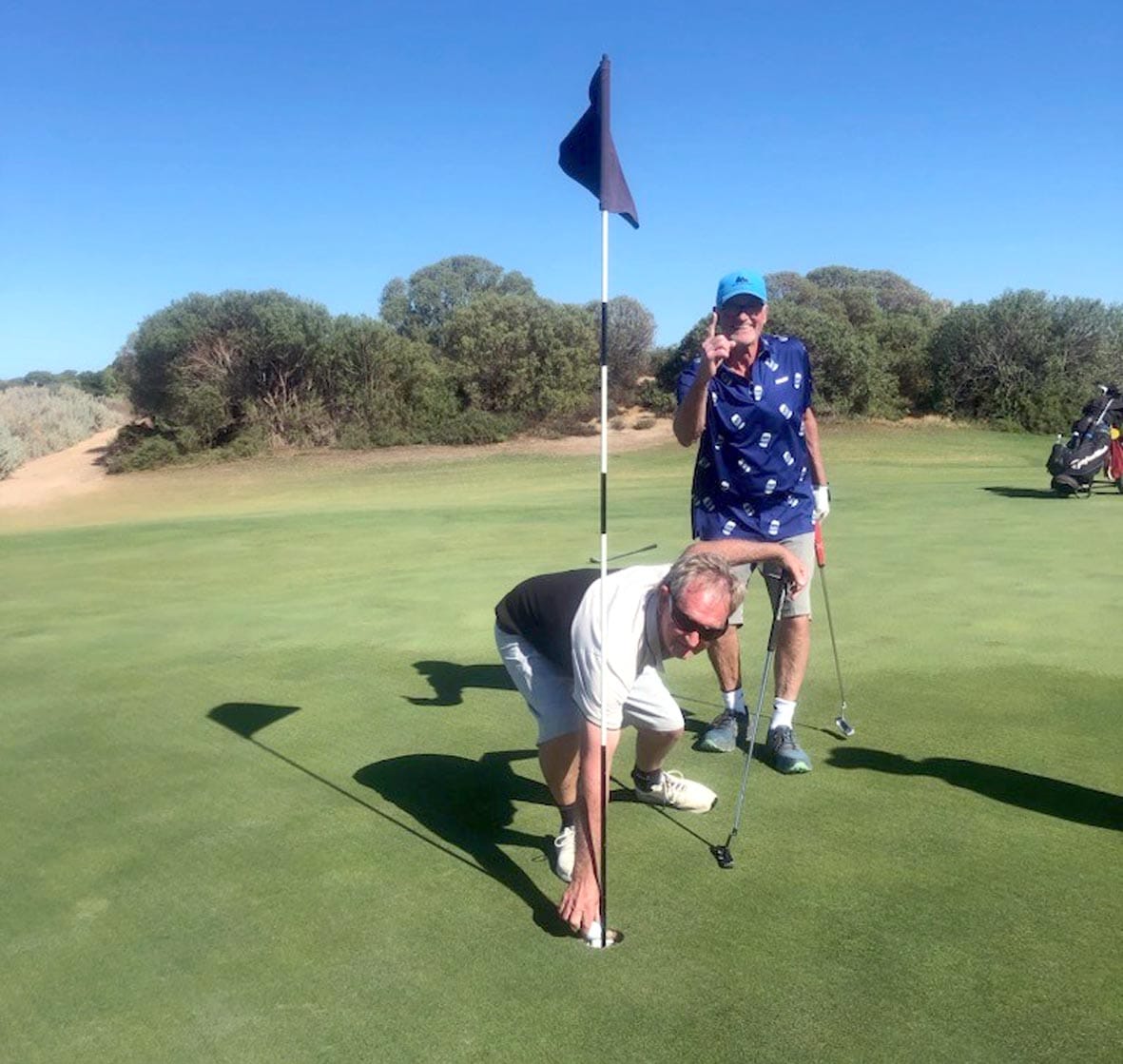 Hole-in-one at Port Hughes