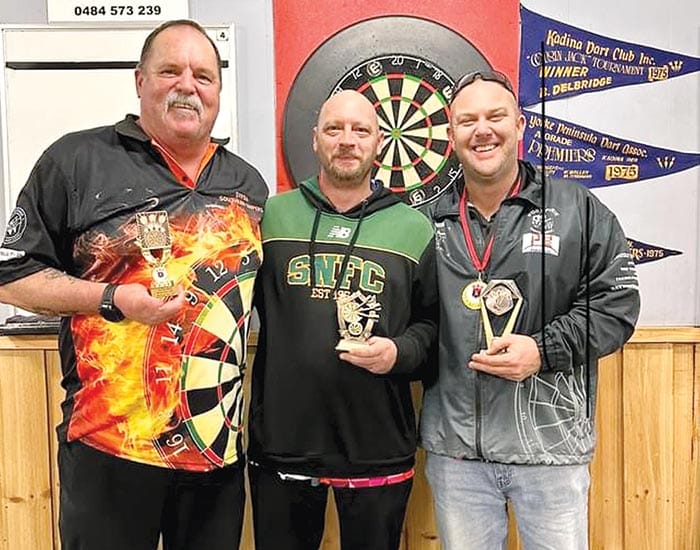 Kadina darts George Kelly Memorial event