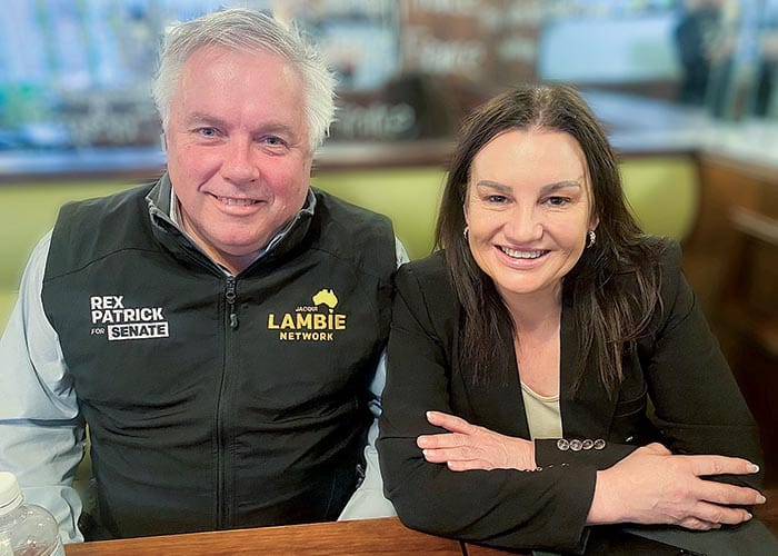 Lambie and Patrick stopover in Kadina