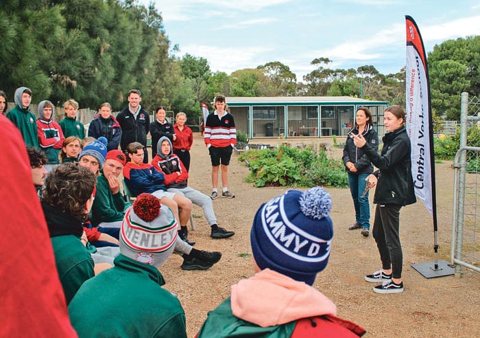 Highly-touted footy academy visits CYS