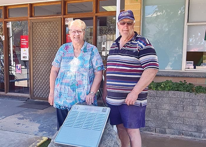 New Australia Day honours plaque