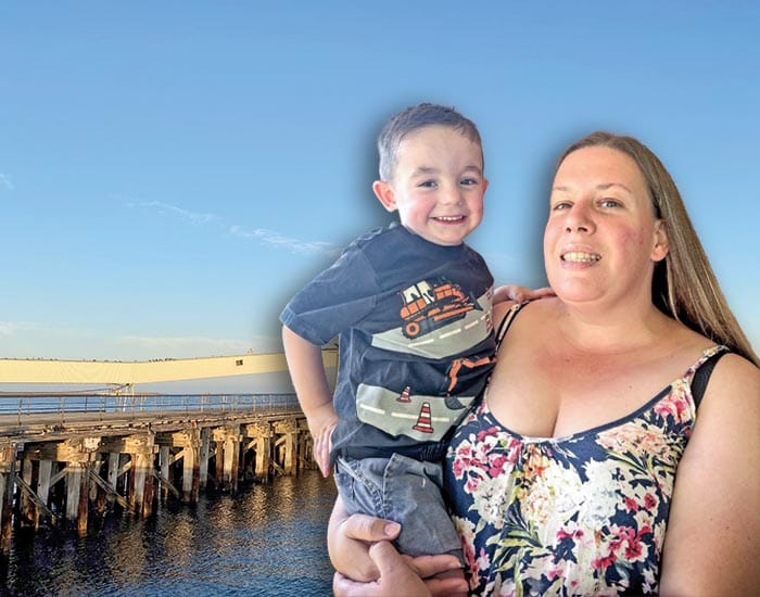 Toddler rescued after Wallaroo jetty fall