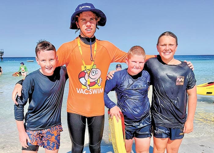 Swimming along at Port Rickaby