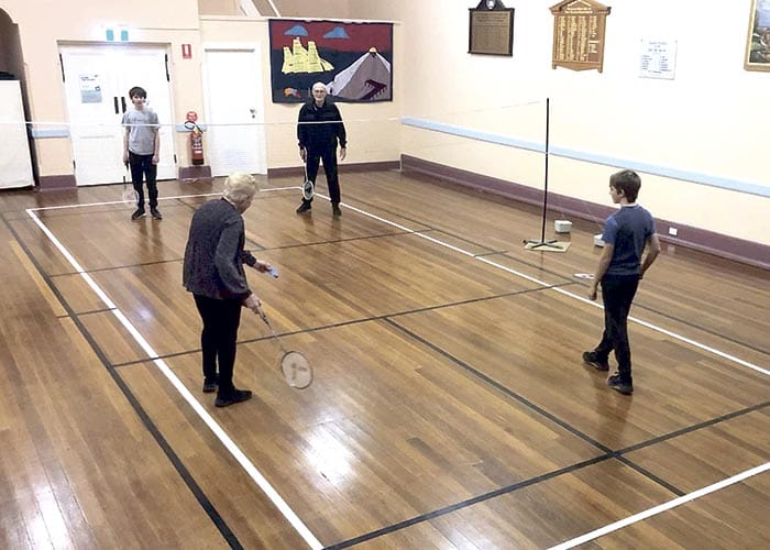 Badminton at Port Victoria