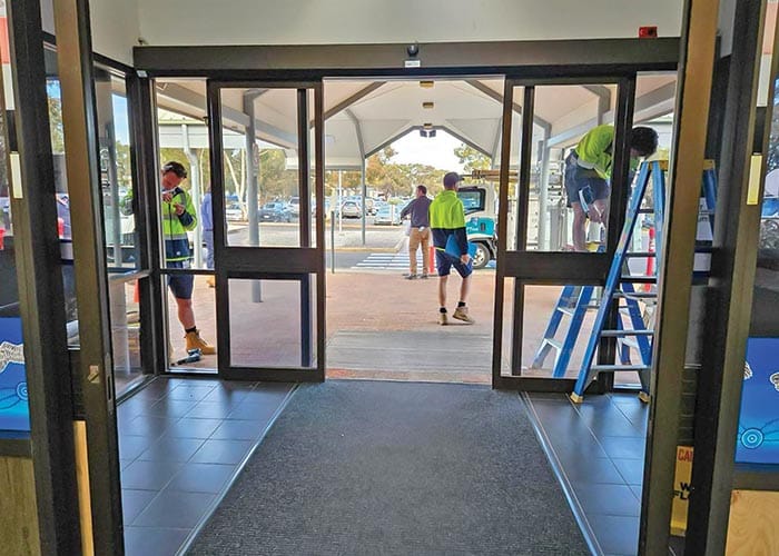 Door open on hospital security