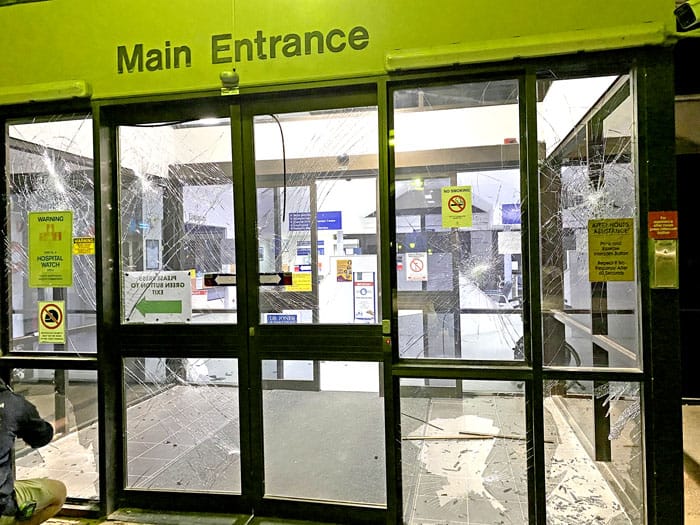 Hospital attack accused remanded in custody