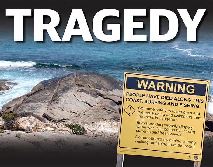 Browns Beach rocks claim another victim