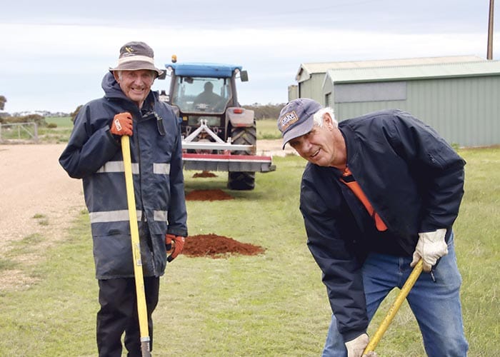 Trees added to Field Days site