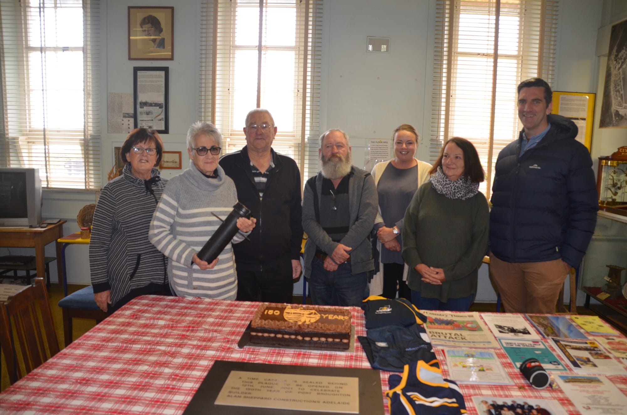 History unveiled at time capsule opening