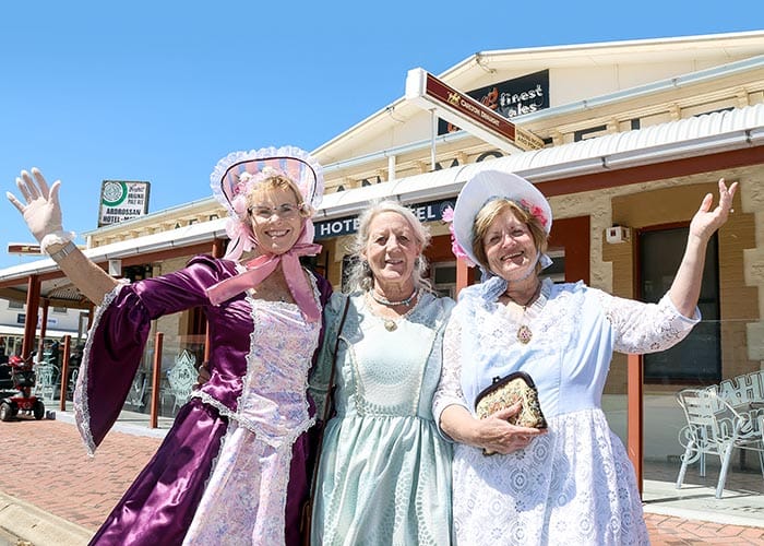 Ardrossan frocks up for birthday party