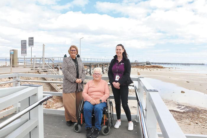 Disability access ramp for Moonta Bay