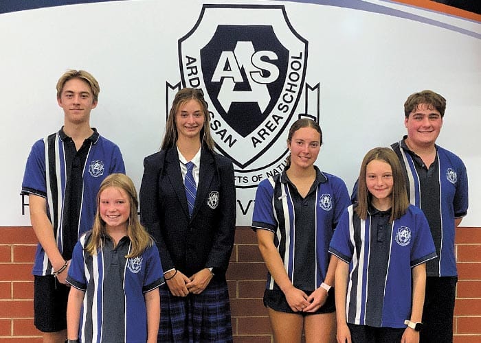 Ardrossan Area School’s 2023 student leaders