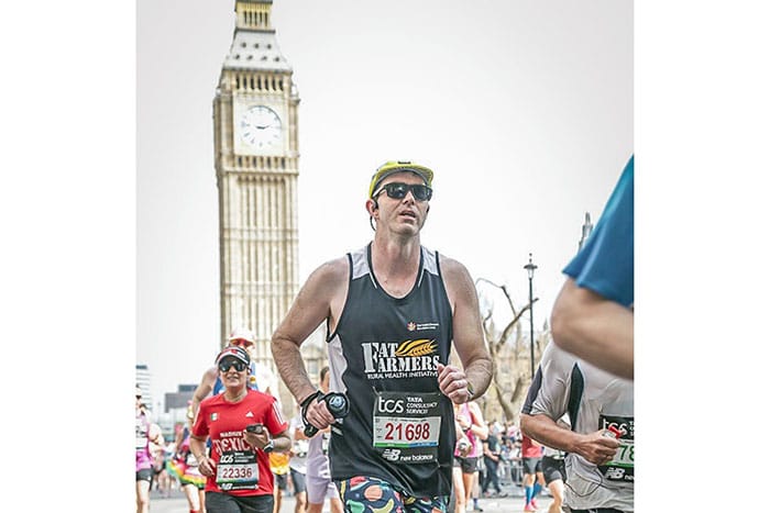 Nelligan runs in London marathon