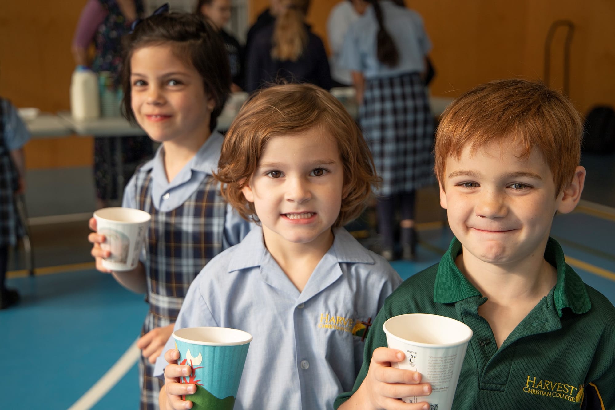 Community breakfast at Harvest college