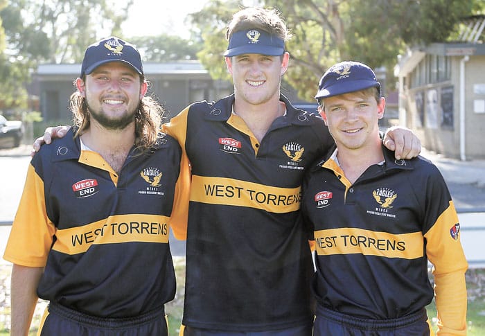 On an elevated stage