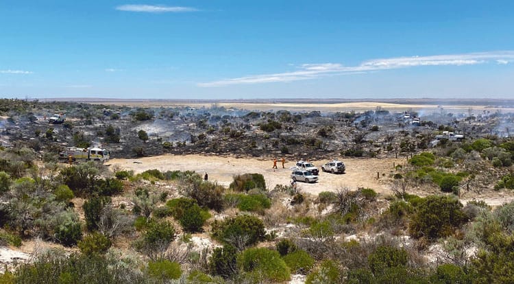 Campers cause fire at Wauraltee