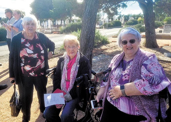 Historical Moonta grave dedicated