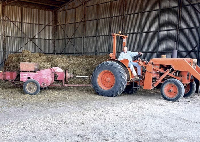 Maitland Rotary selling small pea straw bales