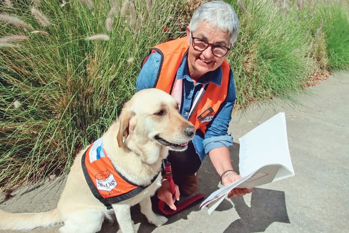 Ardrossan’s furry reading companion
