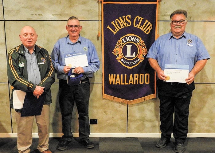 Wallaroo Lions handover dinner