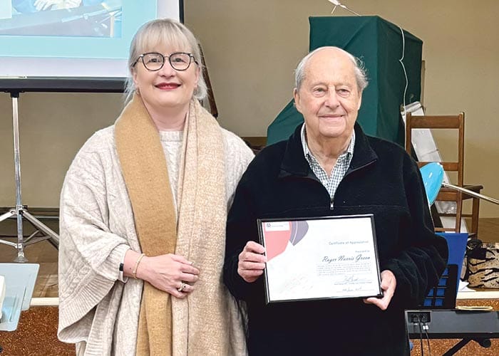 Volunteers celebrate