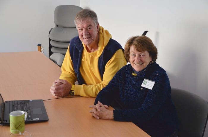 Zanoni diver speaks at Ardrossan