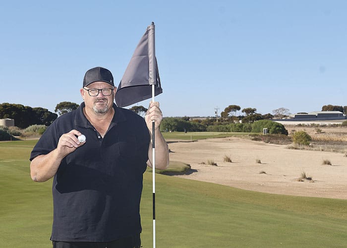 Flowers sinks hole-in-one at Copperclub