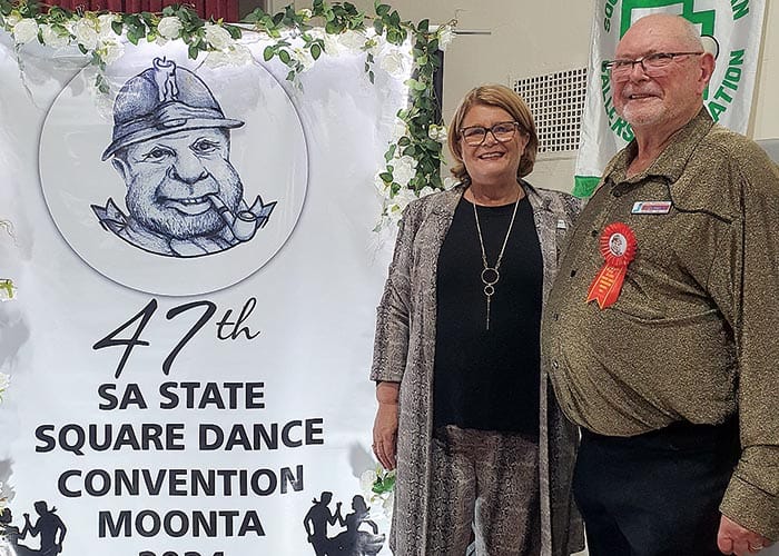 Square dancers come to town