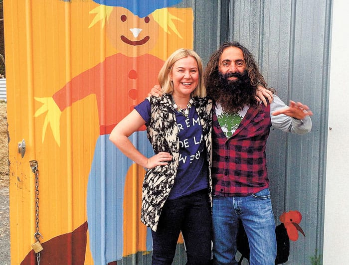 Gardening icons at autumn festival