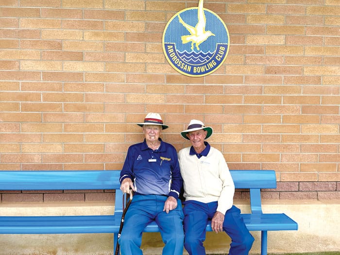 New seating at Ardrossan Bowling Club