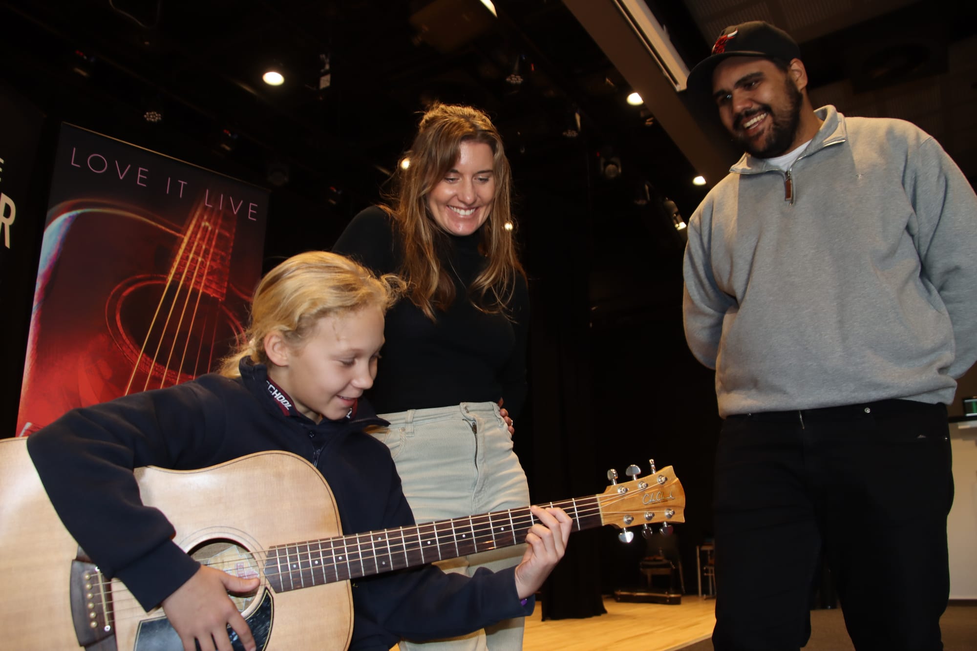 Rocking out from top to bottom