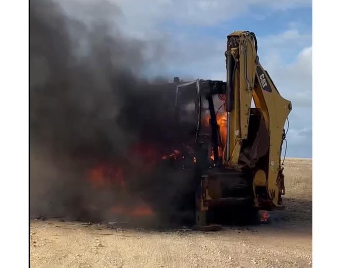 Yorketown tractor fire causes $65,000 damage