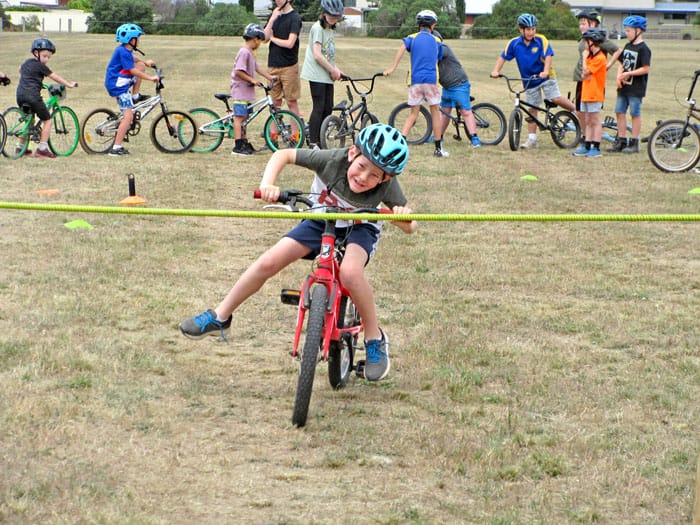 Getting stoked at Edithburgh BMX event