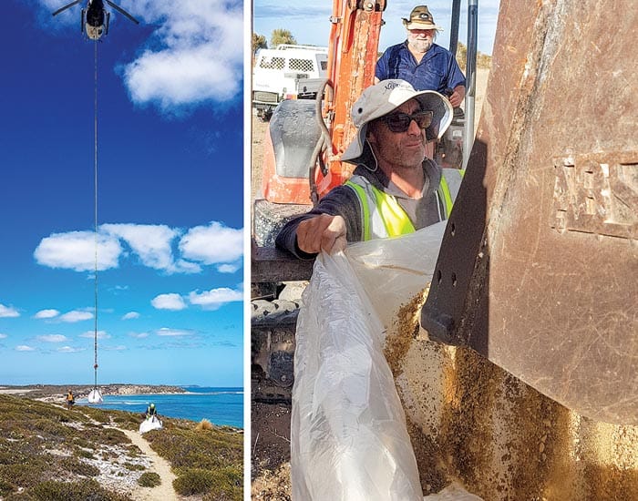 Making tracks at Constance Bay