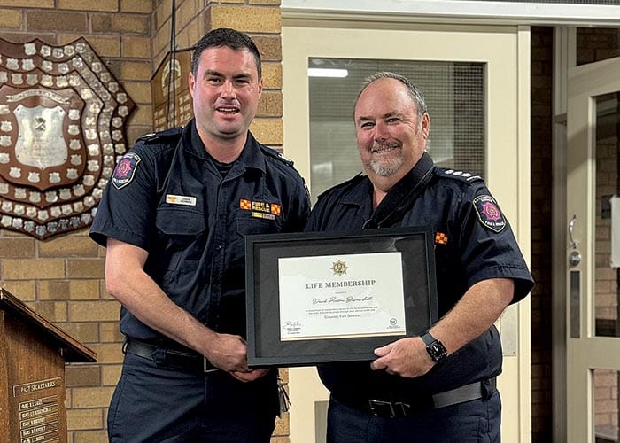 Life membership for CFS volunteer